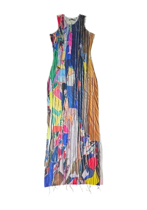 Borbala printed maxi dress - Blue