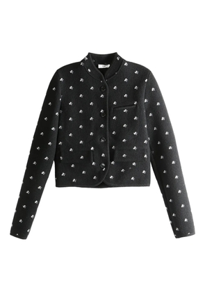 Rier flowers Jacket - Black