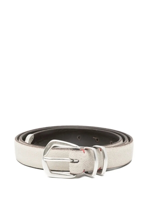 Eleventy suede belt - Neutrals