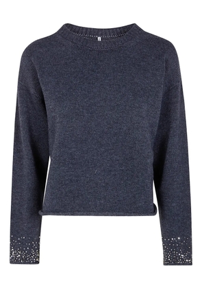 Liviana Conti embellished sweater - Blue
