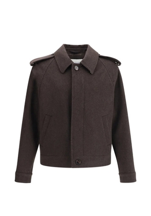 Burberry epaulettes jacket - Brown
