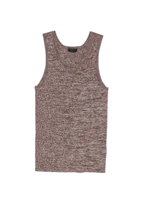 Prada space-dyed sleeveless tank top - Brown