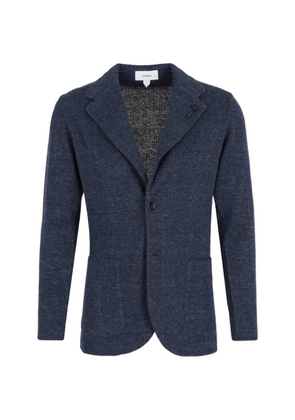 Lardini patch-pocket blazer - Blue