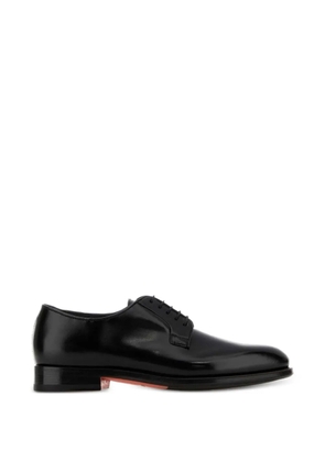 Santoni leather lace-up oxford shoes - Black