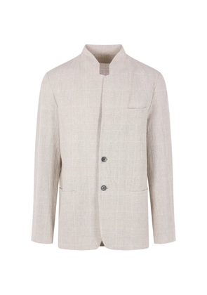 Sease check-pattern shirt - Neutrals