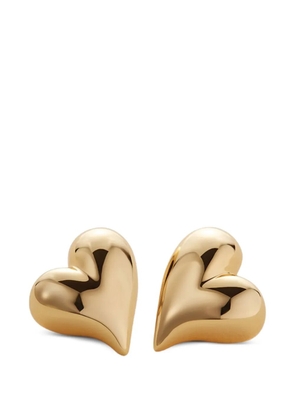 Jenny Bird Art Heart earrings - Gold