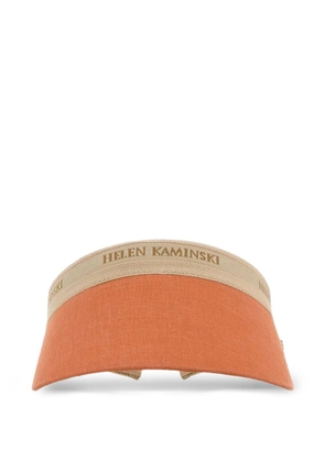 Helen Kaminski linen visor - Orange
