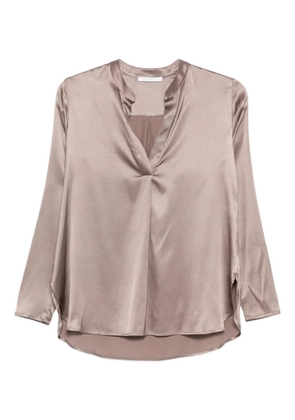 Cenere GB V-neck shirt - Neutrals