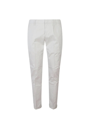 DONDUP cuffed-hem trousers - White