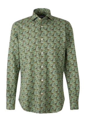 Vincenzo Di Ruggiero buttoned floral-print shirt - Green