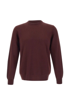Filippo De Laurentiis ribbed crew-neck sweater - Brown