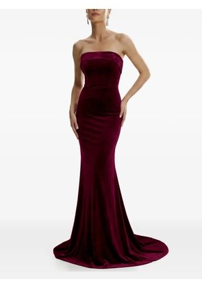 FRAMBOISE strapless amos dress - Red
