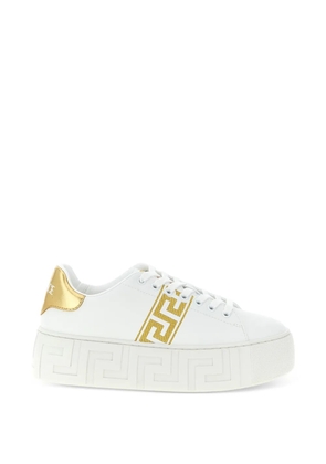 Versace La Greca platform sneakers - White