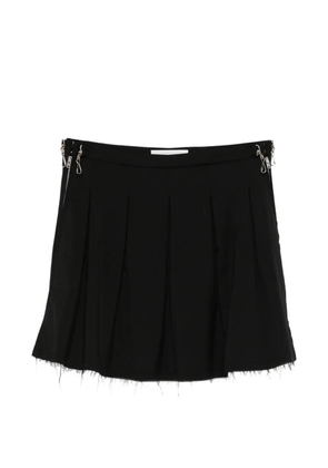 OUR LEGACY pleated frayed skirt - Black