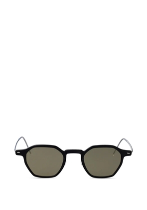 Lindberg geometric-frame sunglasses - Black