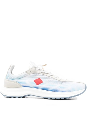 Casablanca square-logo sneakers - Blue