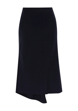Victoria Beckham asymmetric-hem midi skirt - Blue