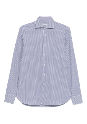 BORRIELLO NAPOLI striped cotton shirt - Blue
