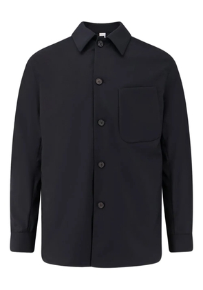 Hevo patch pocket long sleeves shirt - Black