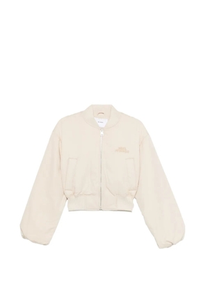 Axel Arigato Lola zipped bomber jacket - Neutrals