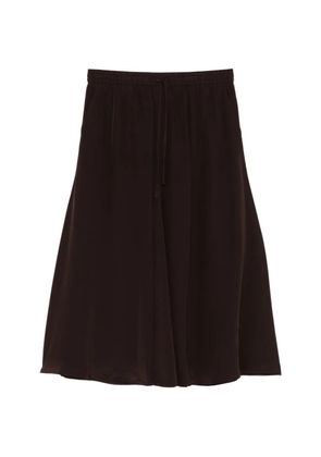 P.A.R.O.S.H. drawstring midi skirt - Brown