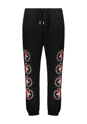 Vlone x Rodman Devil cotton track pants - Black