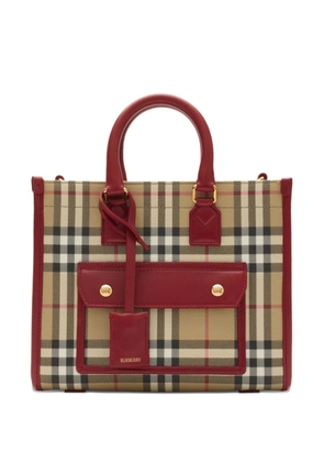 Burberry press-stud-fastening tote bag - Neutrals