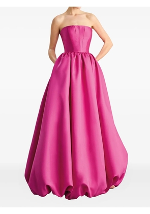 Vera Wang strapless balloon maxi dress - Pink