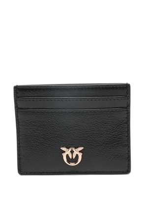 PINKO logo-detail card holder - Black
