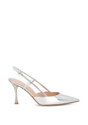 Gianvito Rossi Ascent pointed leather pumps - Silver