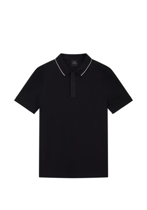 Armani Exchange short-sleeve polo shirt - Black