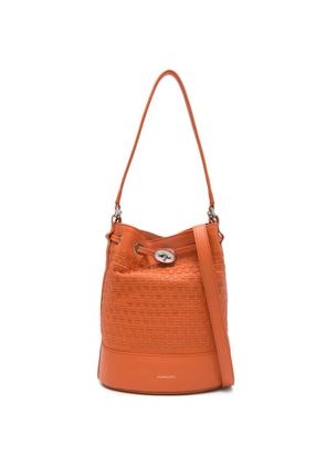 Zanellato Monda textured bucket bucket bag - Orange