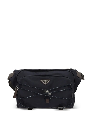 Prada Speedrock logo-plaque shoulder bag - Blue