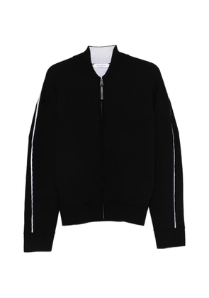 Givenchy couture-seam zipped cardigan - Black