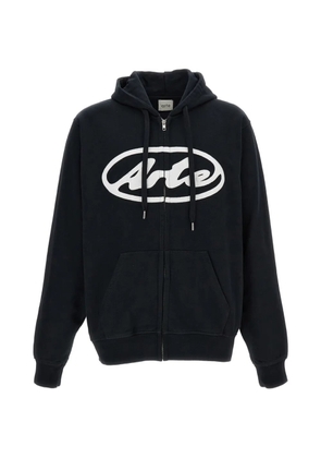 Arte Antwerp logo-embroidered hoodie - Black