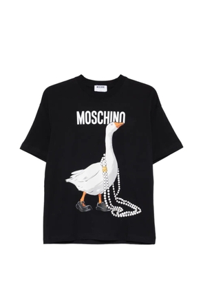 Moschino graphic-print T-shirt - Black