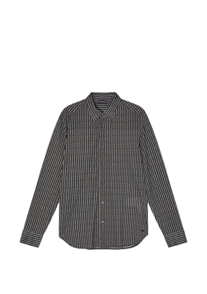 Emporio Armani patterned shirt - Black