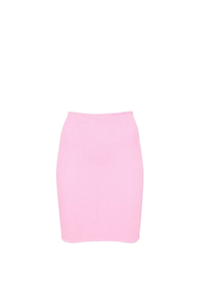 Hunza G pink mini skirt