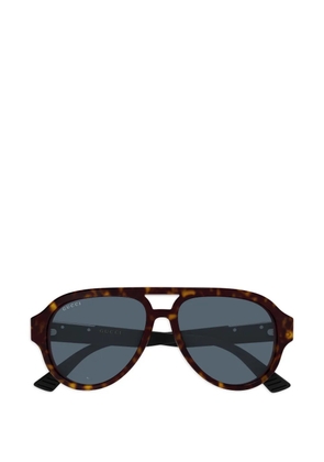 Gucci Eyewear pilot sunglasses - Brown