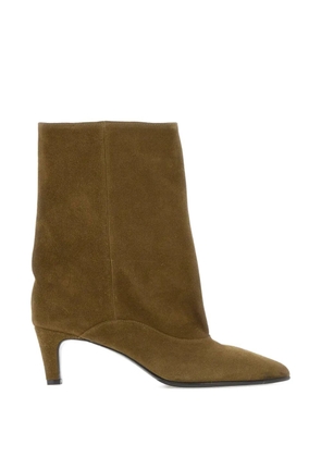 strategia shoes Leila Joelle pointed suede ankle boots - Brown