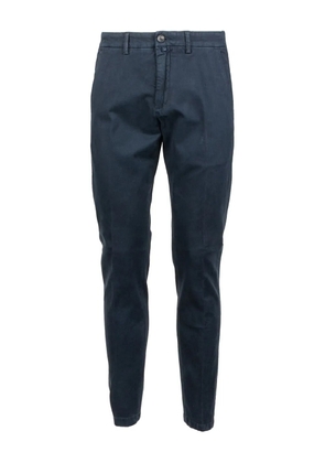 Siviglia belt loops-detail trousers - Blue