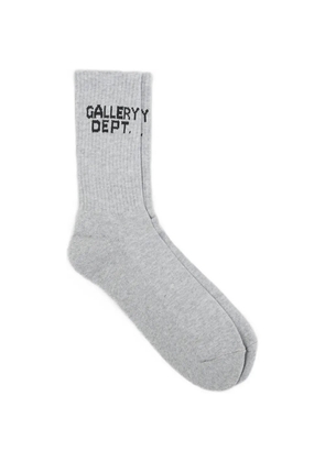 GALLERY DEPT. logo socks - Grey