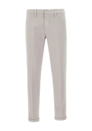 Re-Hash turn-up cotton trousers - Neutrals