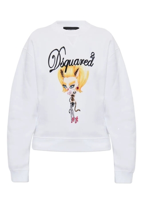 DSQUARED2 gemstone-print sweater - White