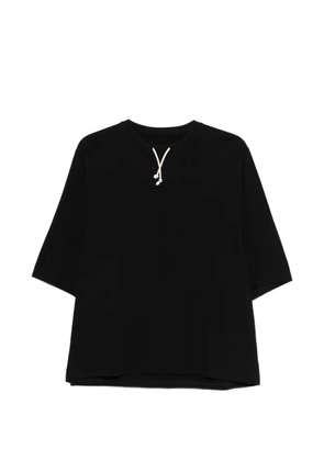 MORDECAI lace-detail T-shirt - Black
