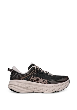 HOKA Bondi 7 lace-up sneakers - Black