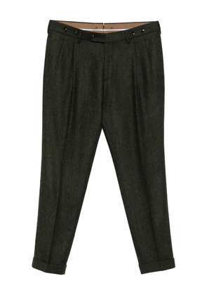 Berwich Barber pleated trousers - Green
