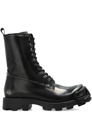 Diesel D-Hammer lace-up toe-cap boots - Black