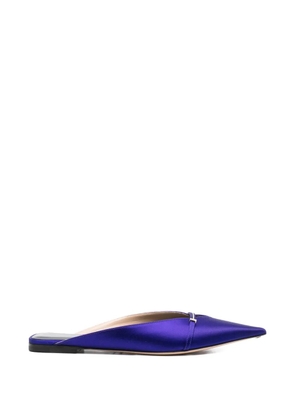TOM FORD Julianne satin mules - Purple
