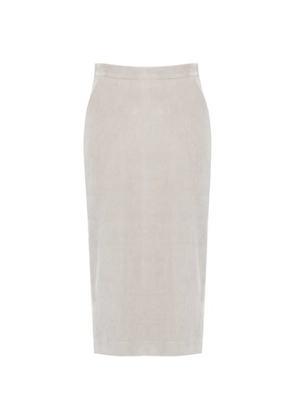 Antonelli corduroy skirt - Neutrals